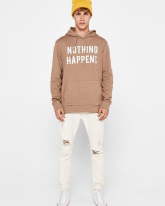 Bold Slogan Hoodie