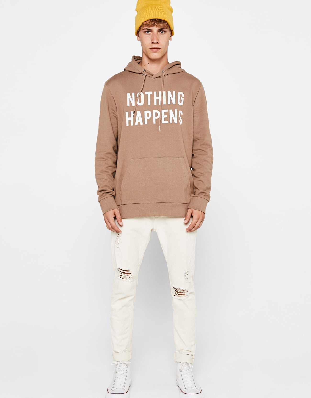 Bold Slogan Hoodie